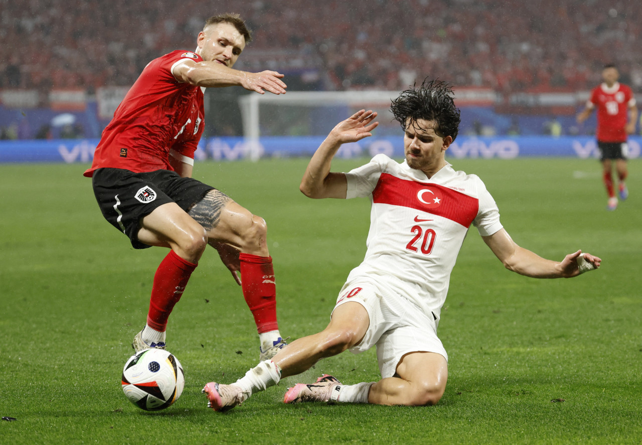 Austria vs Turquía, Eurocopa. Foto: Reuters