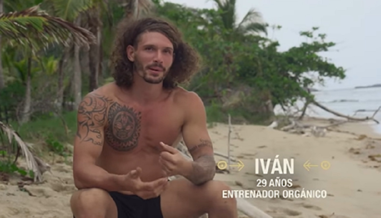 Iván, participante de "Survivor Expedición Robinson". Foto: captura Telefe.