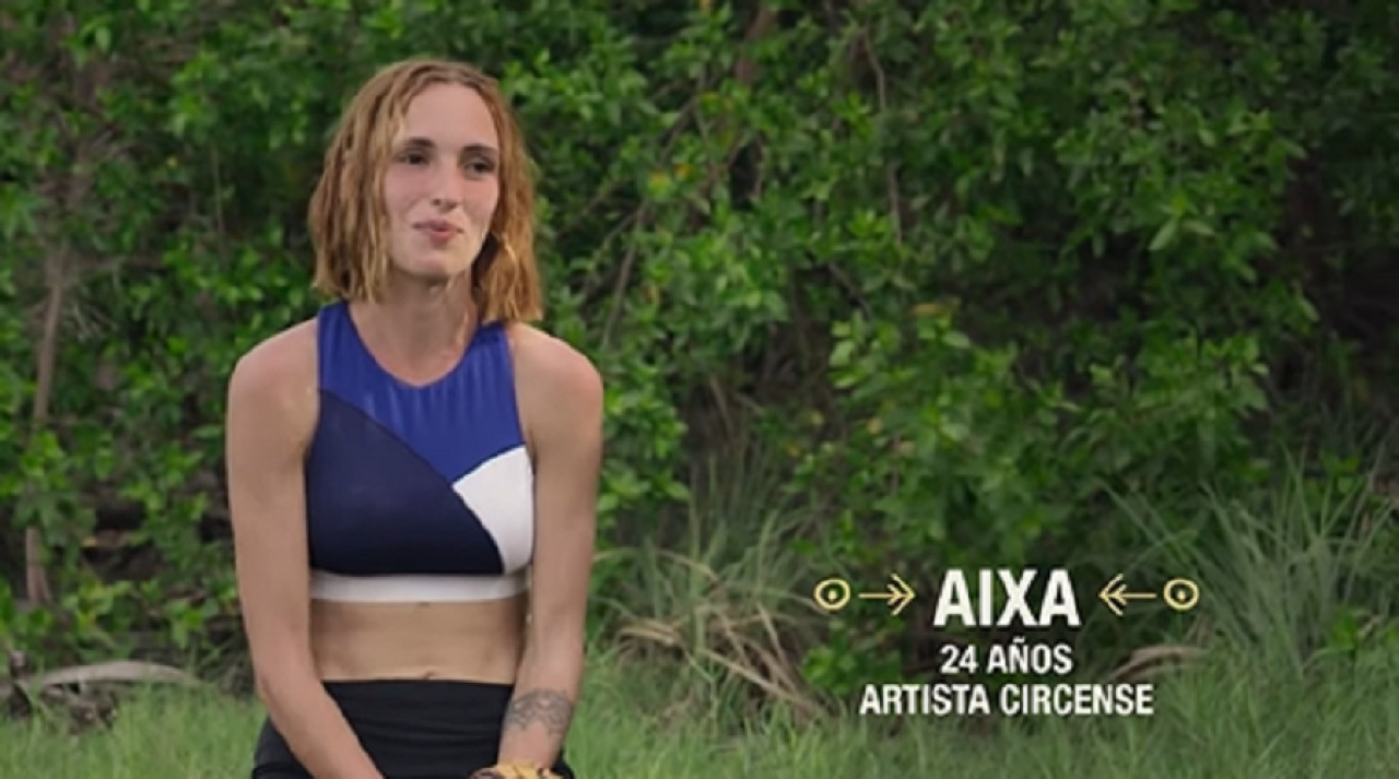 Aixa, participante de "Survivor Expedición Robinson". Foto: captura Telefe.