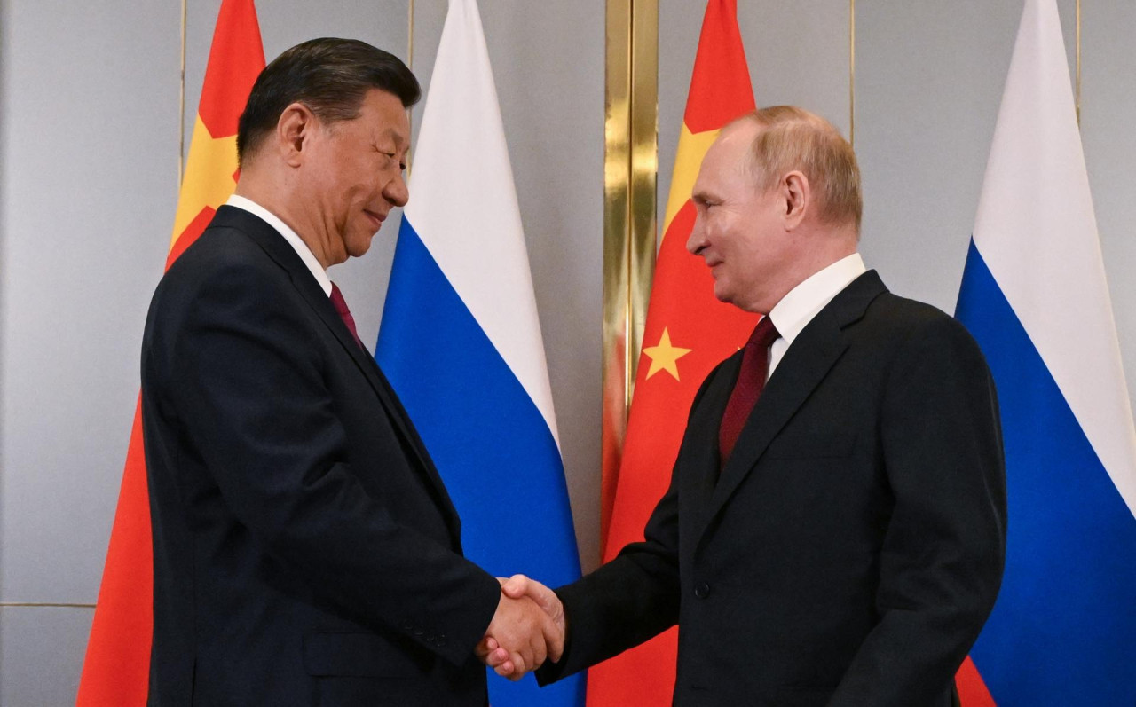 Xi Jinping y Vladimir Putin. Foto: EFE.