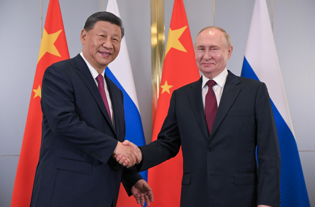 Xi Jinping y Vladimir Putin. Foto: EFE.