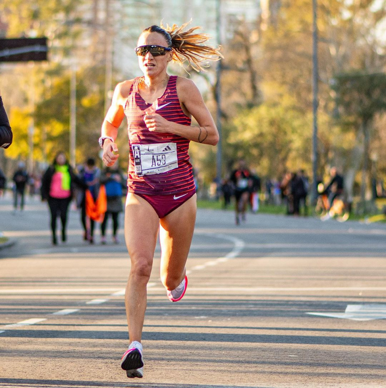 Florencia Borelli, maratonista argentina que nos representará en los JJOO. Foto Instagram.