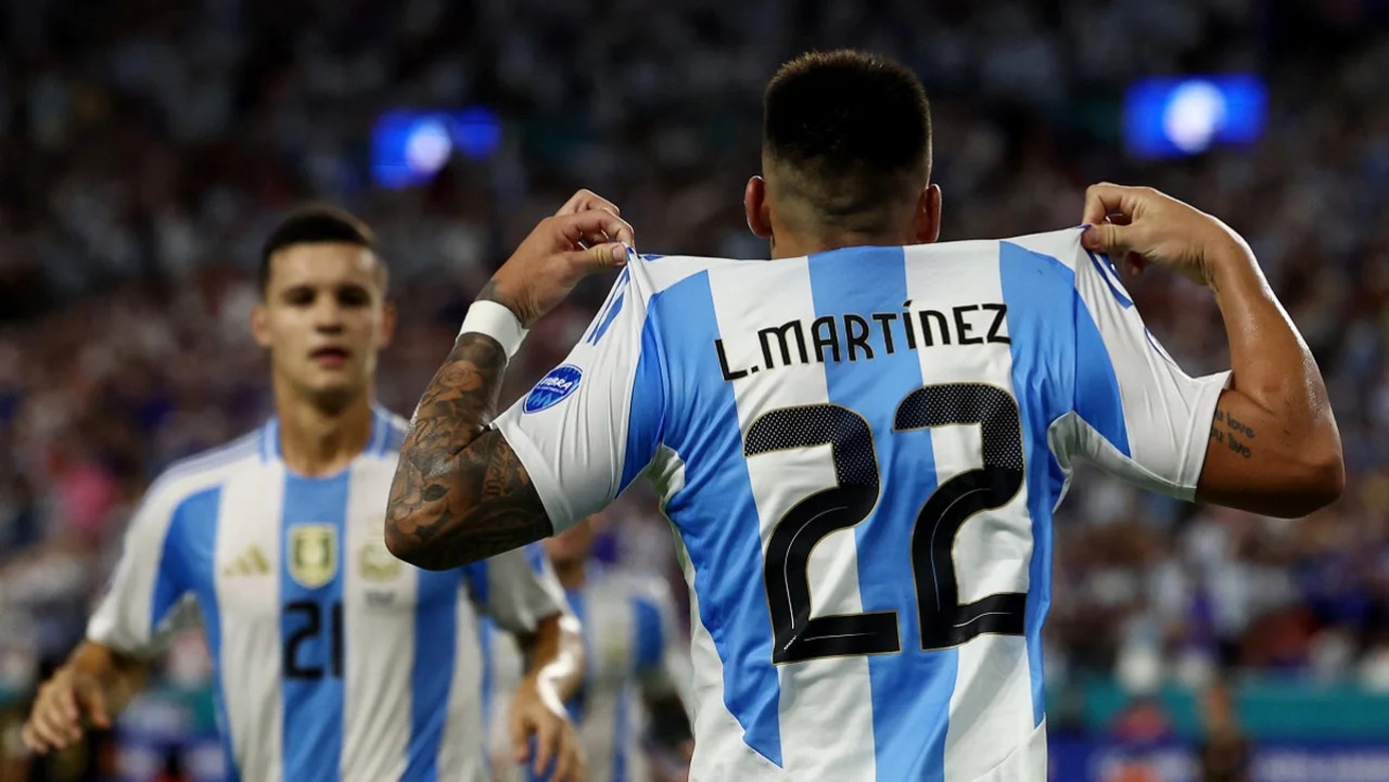 Lautaro Martínez, Selección Argentina. Foto: NA