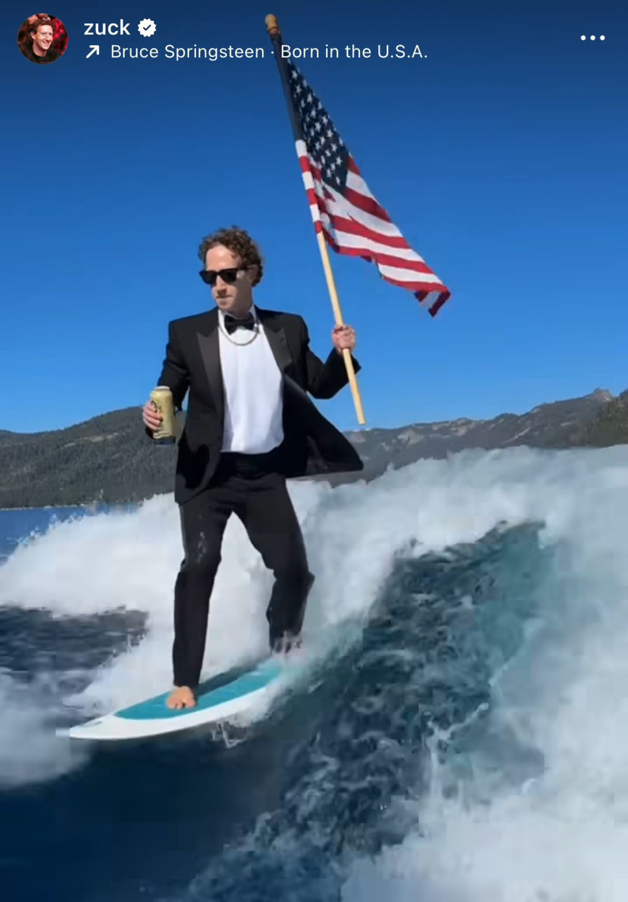 Mark Zuckerberg celebra la independencia de Estados Unidos. Foto: @zuck