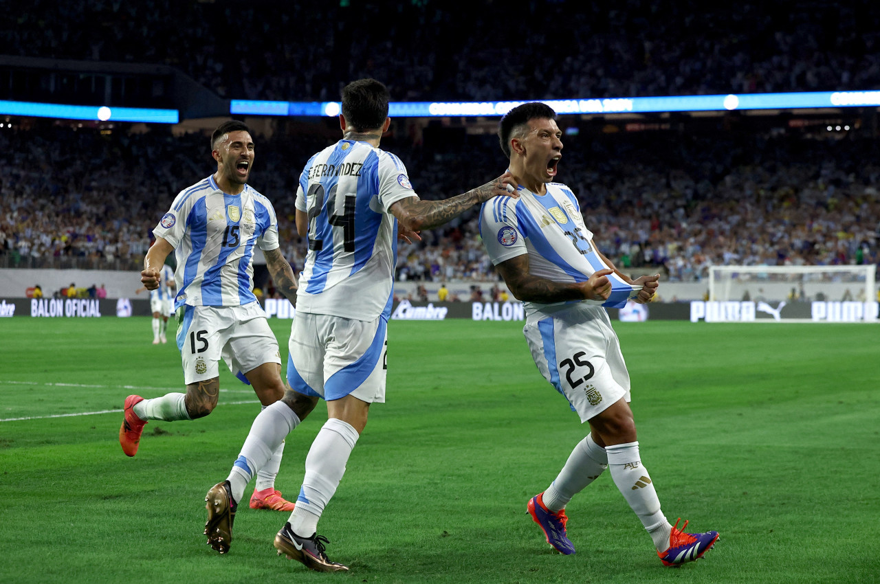 Lisandro Martínez, Selección Argentina, Copa América 2024. Foto: Reuters.