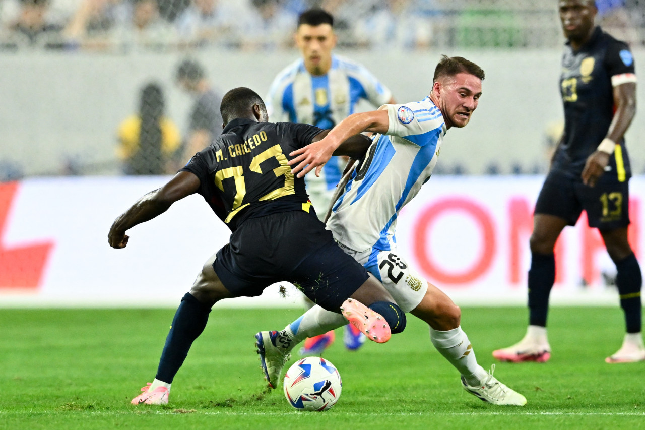 Alexis Mac Allister, Selección Argentina, Copa América 2024. Foto: Reuters.