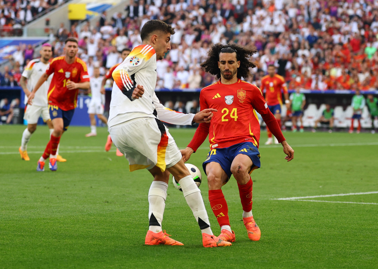 Alemania vs España, Eurocopa. Foto: Reuters