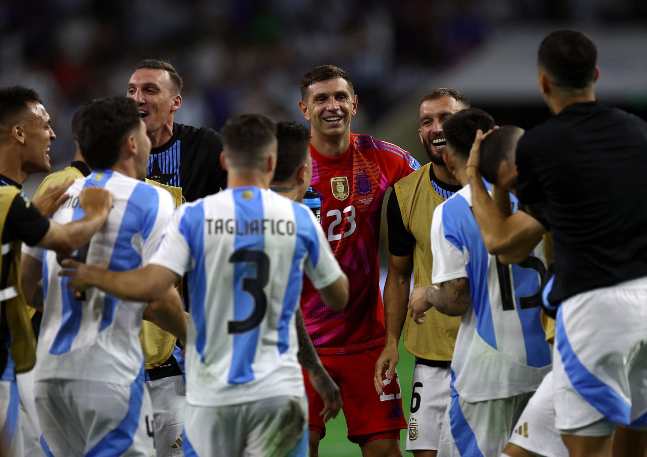 Emiliano Dibu Martínez, Selección Argentina; Copa América 2024. Foto: Reuters