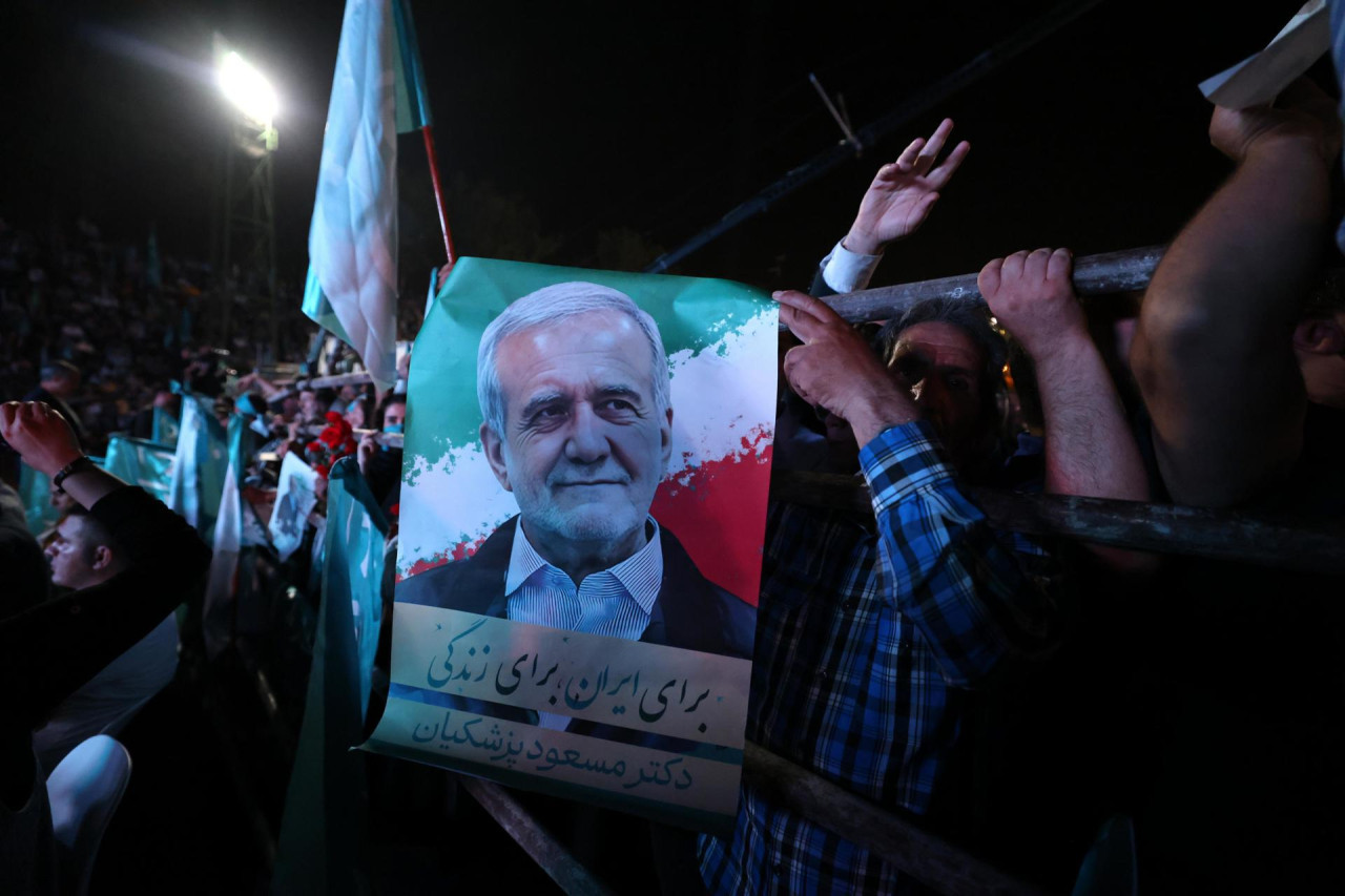 Masud Pezeshkian, nuevo presidente de Irán. Foto: EFE.