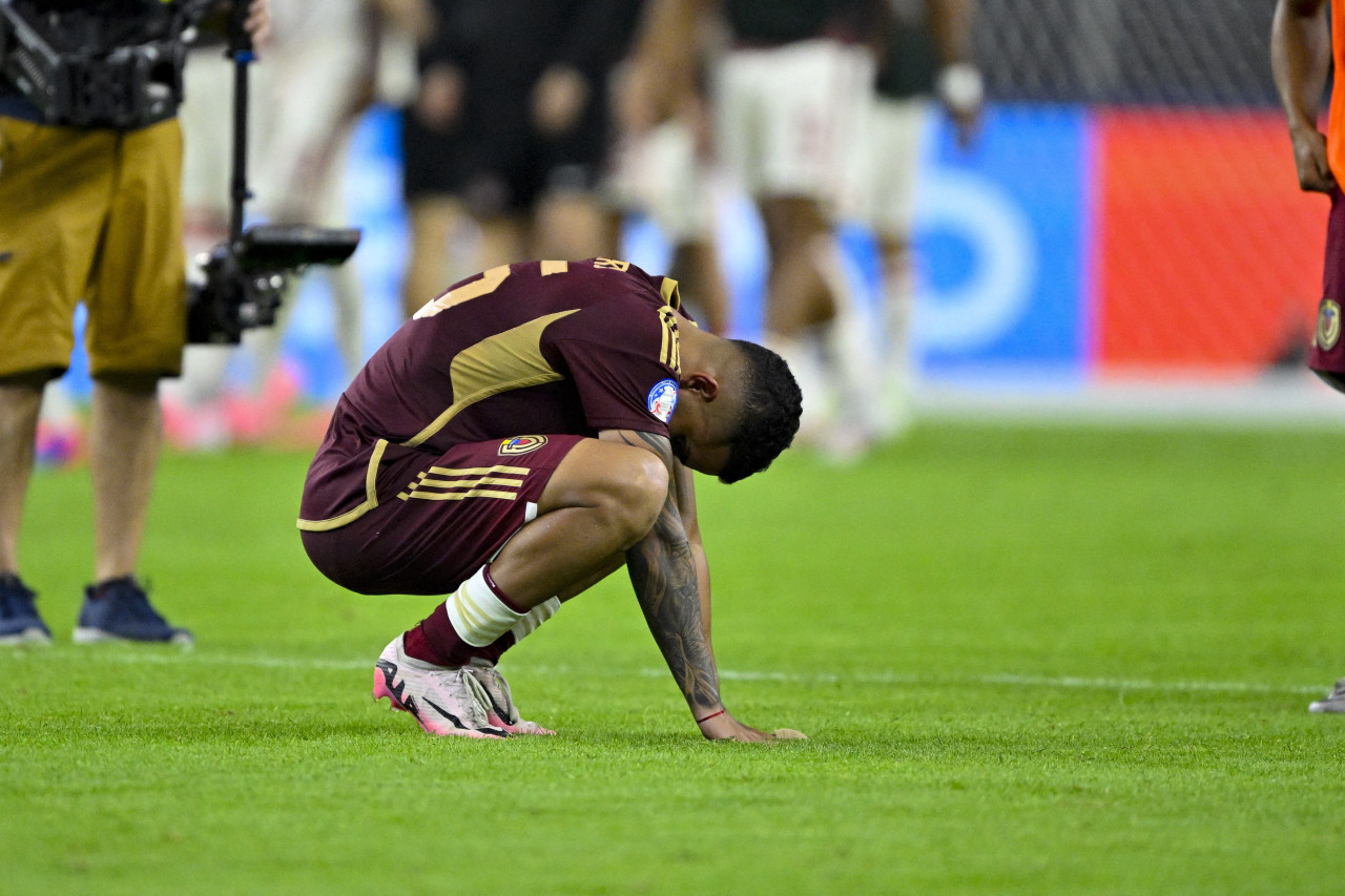 Venezuela quedó eliminada en cuartos de final de la Copa América 2024. Foto: Reuters.