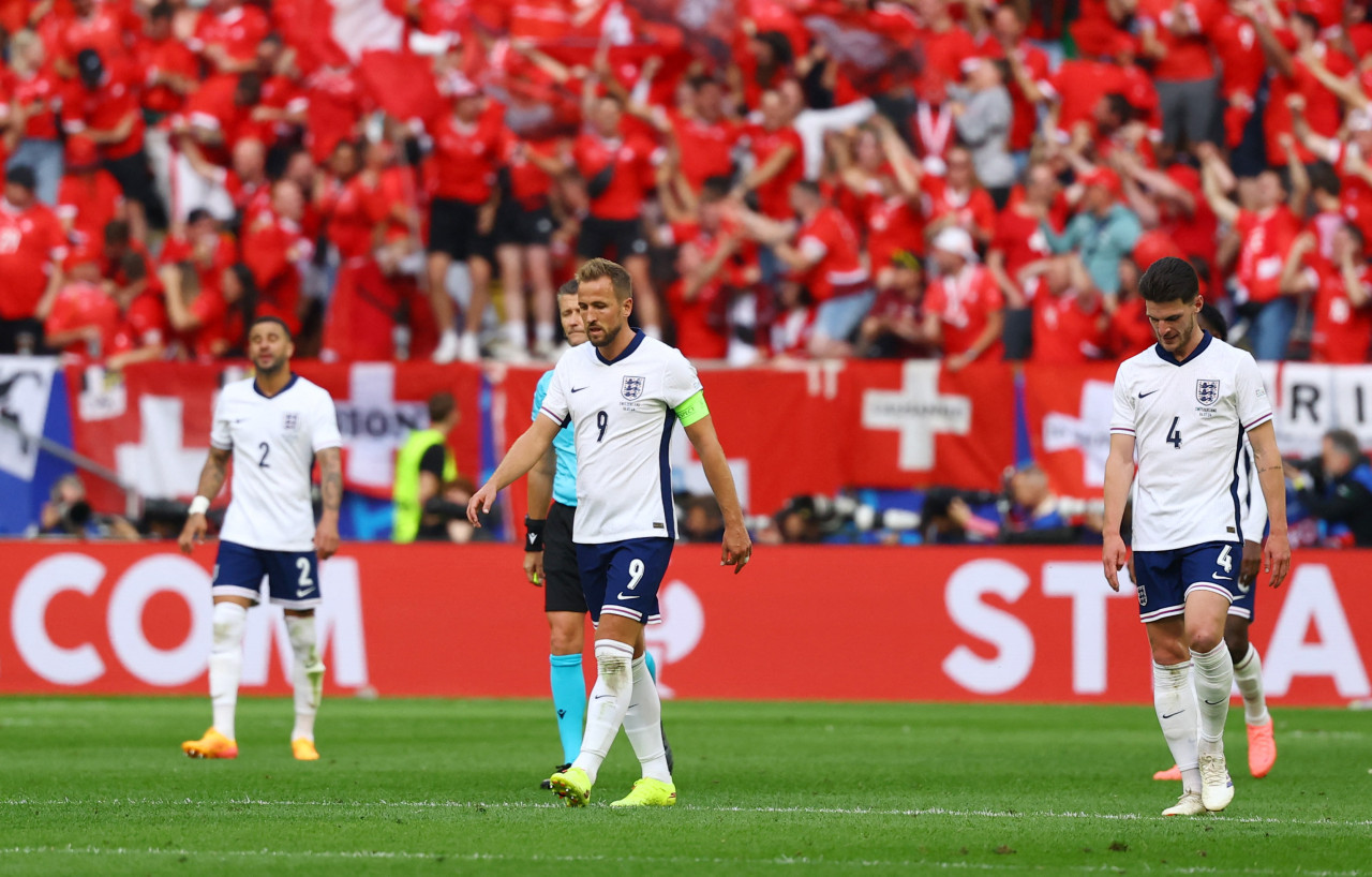 Inglaterra vs Suiza, Eurocopa. Foto: Reuters