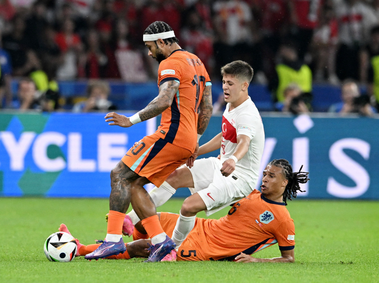 Países Bajos vs Turquía, Eurocopa. Foto: Reuters