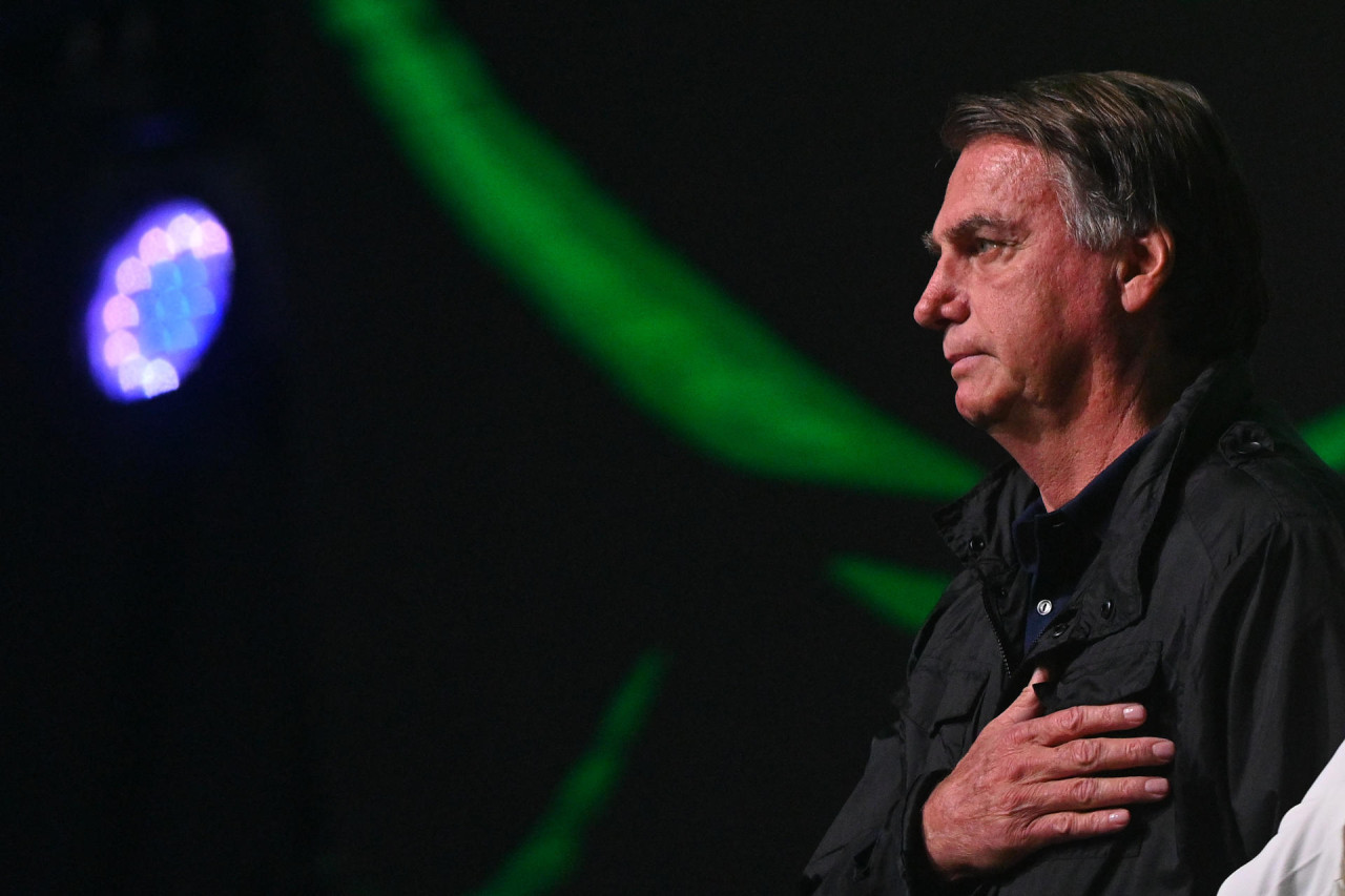 Jair Bolsonaro en la Conferencia de Política de Acción Conservadora (CPAC). Foto: EFE