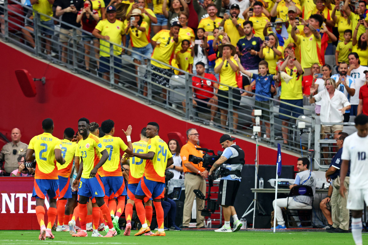 Colombia vs Panamá, Copa América 2024. Foto: Reuters