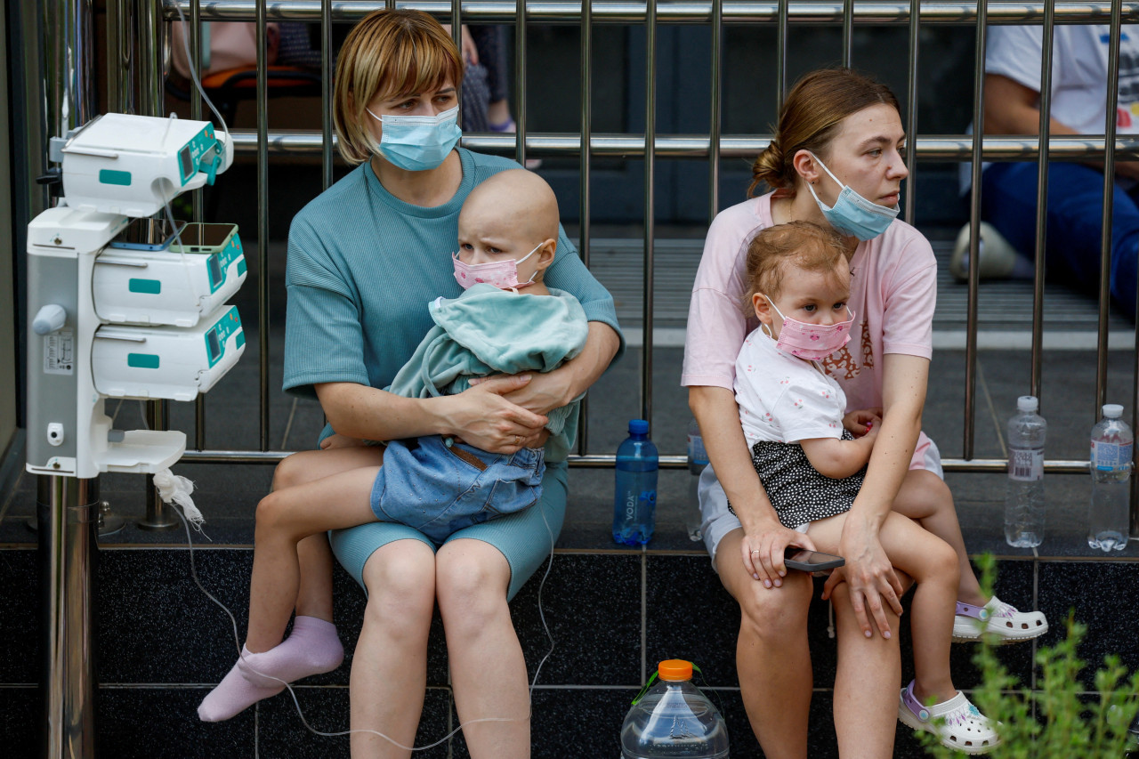 Hospital Infantil Ohmatdyt, en Ucrania. Foto: Reuters.