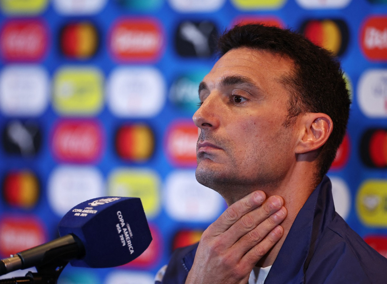 Lionel Scaloni, técnico de la Selección Argentina. Foto: Reuters.