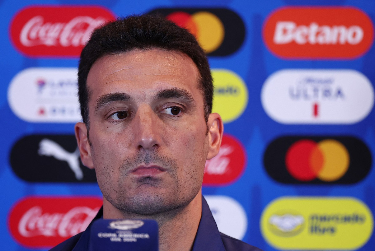 Lionel Scaloni, técnico de la Selección Argentina. Foto: Reuters.