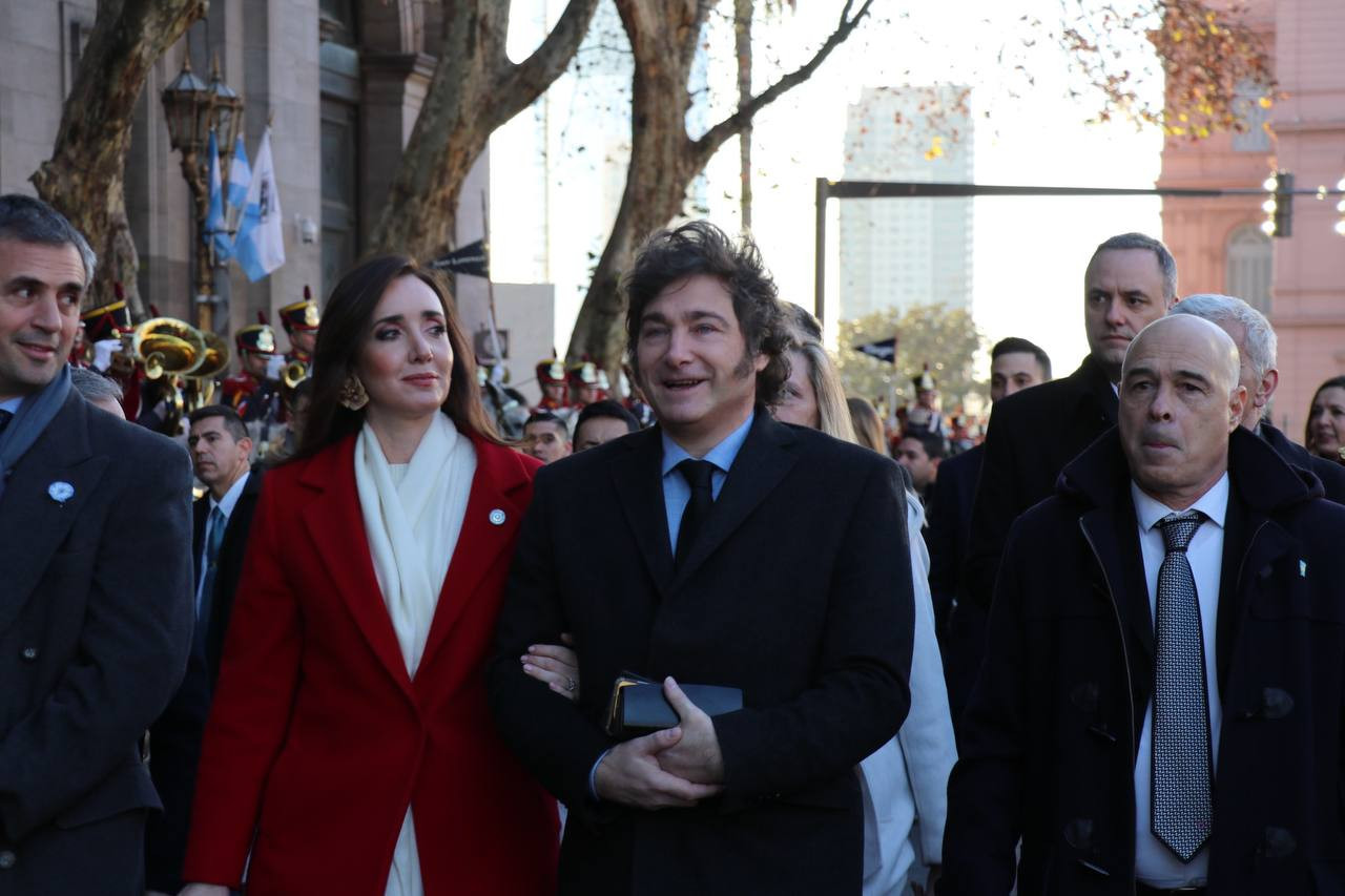 Javier Milei en el Tedeum del 9 de julio. Foto: Presidencia.