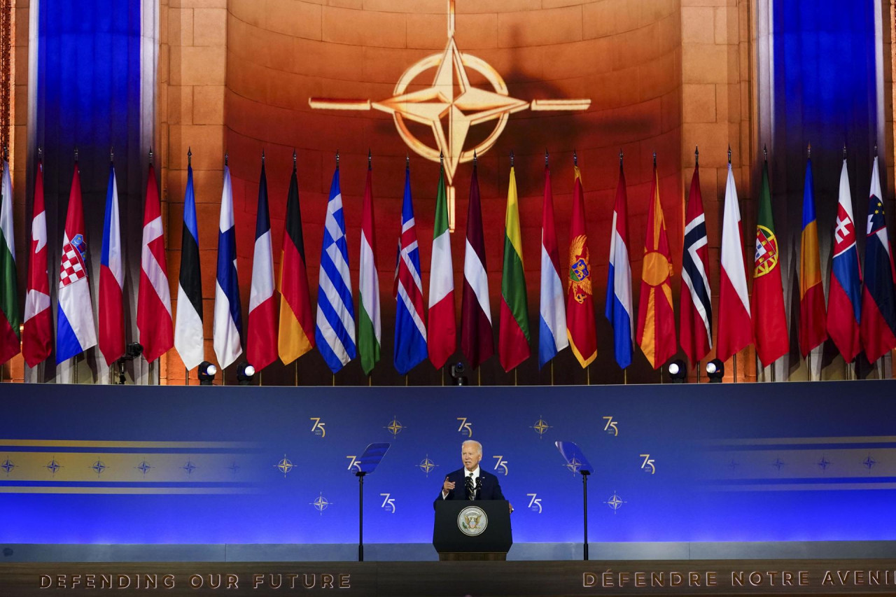 Joe Biden en la cumbre de OTAN. Foto: EFE