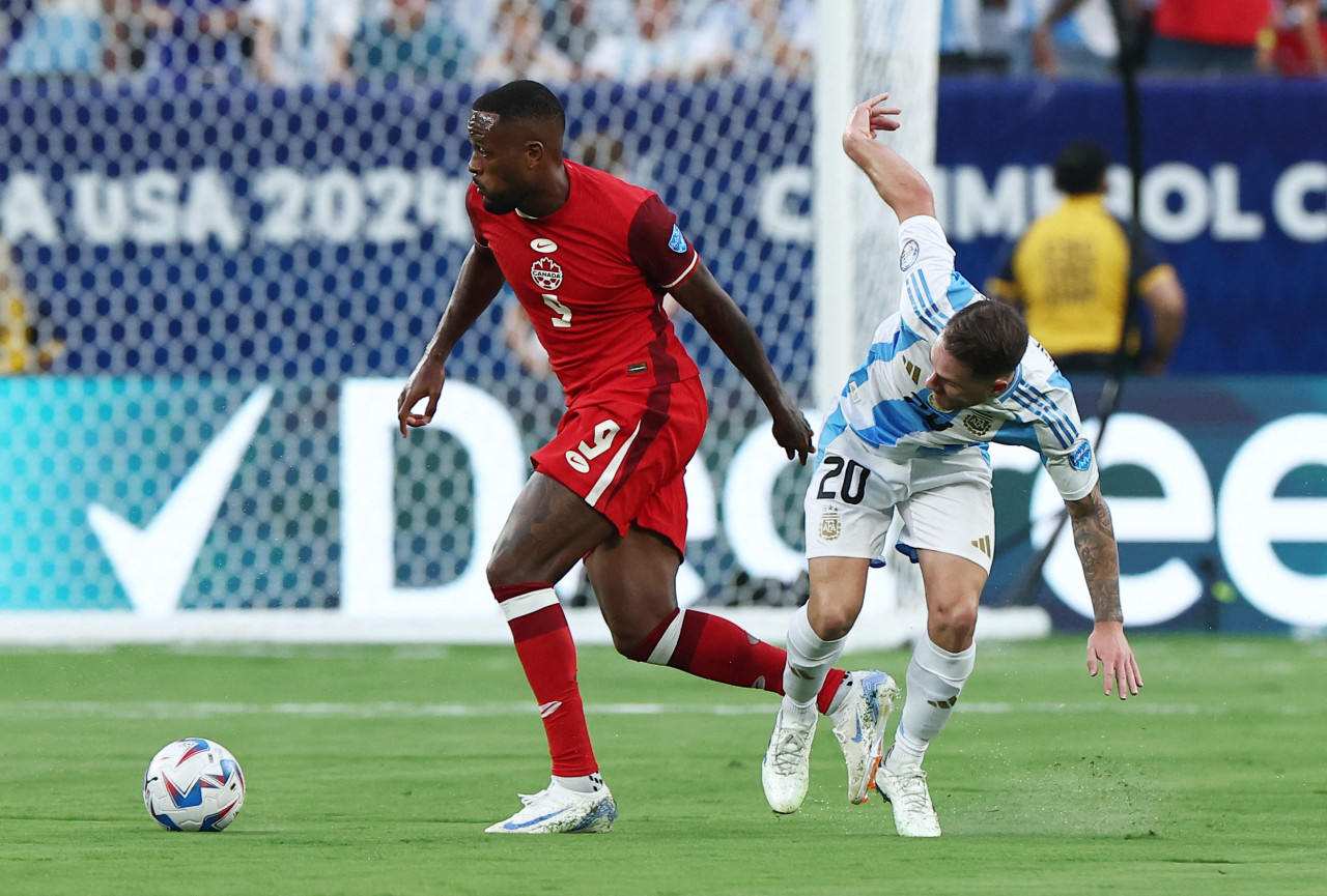 Argentina vs Canadá, Copa América. Foto: Reuters