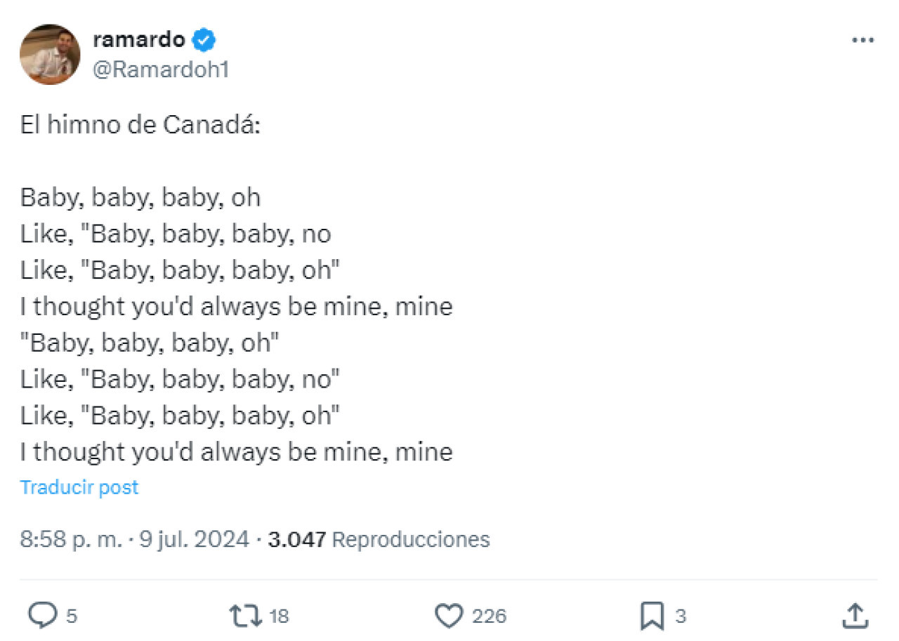 Memes de Argentina-Canadá. Foto: redes sociales.