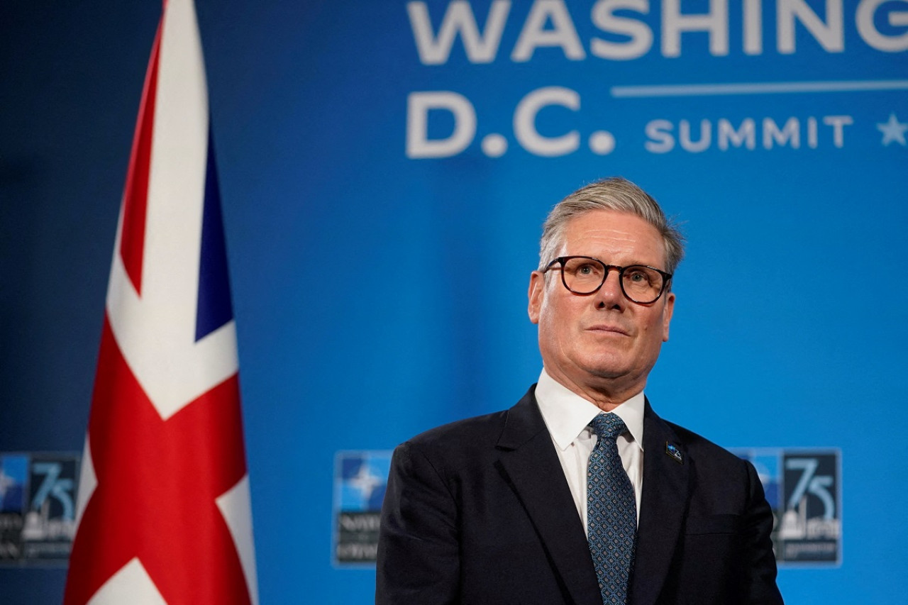 Keir Starmer, primer ministro de Gran Bretaña. Foto: Reuters.