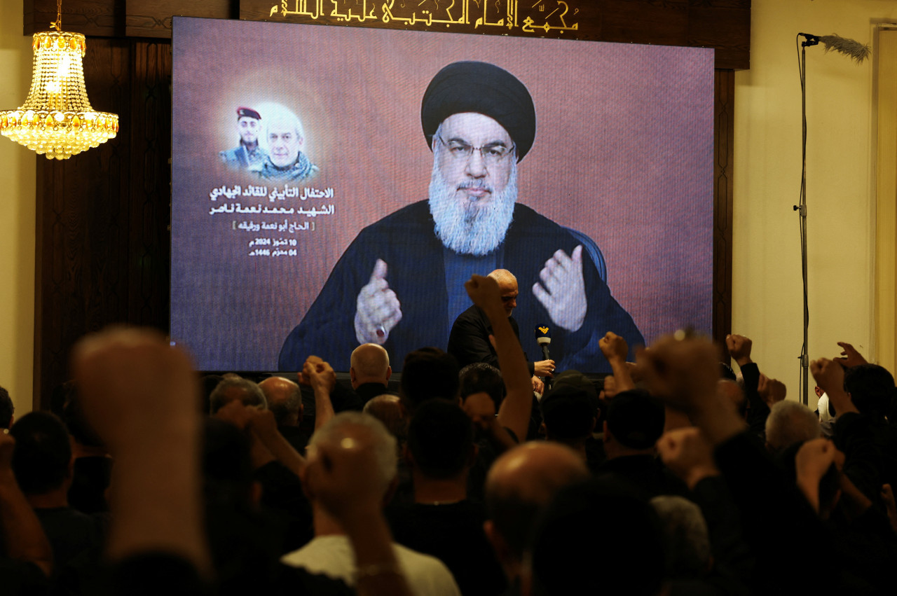 Nasrala, líder de Hezbollah. Foto: Reuters.