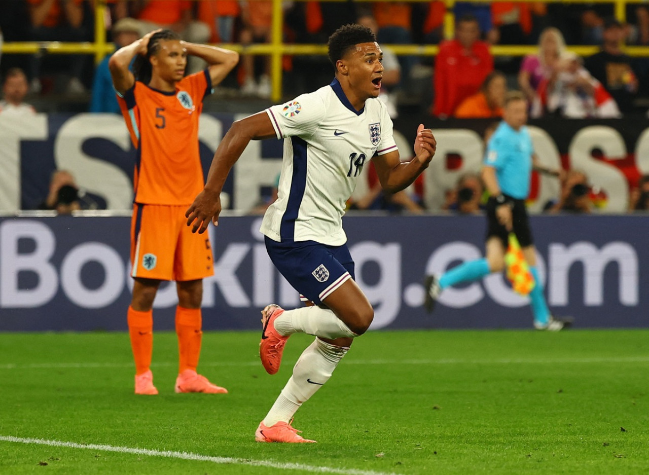 Ollie Watkins; Países Bajos vs. Inglaterra. Foto: Reuters.