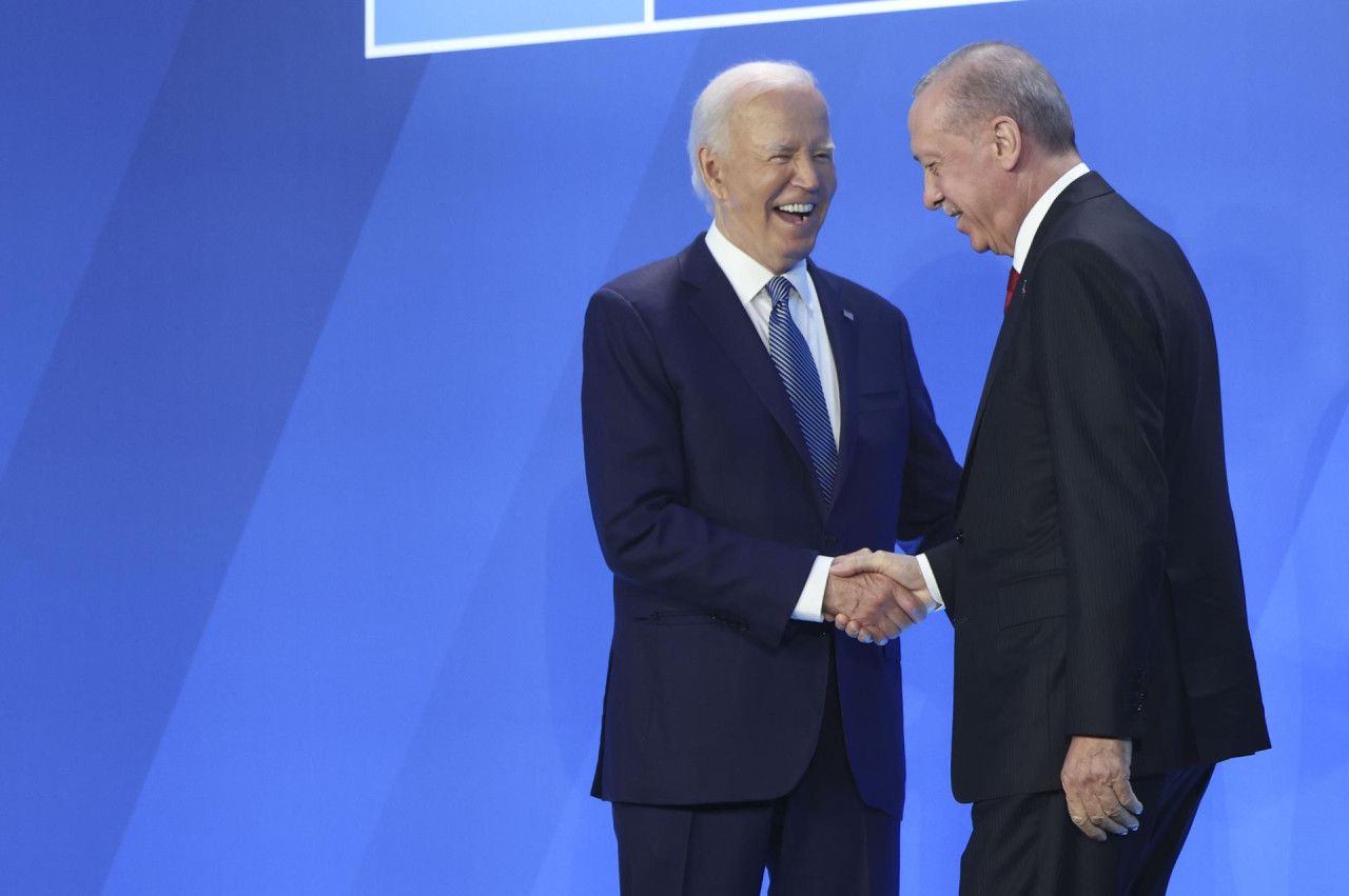 Joe Biden y Tayyip Erdogan. Foto: Reuters.