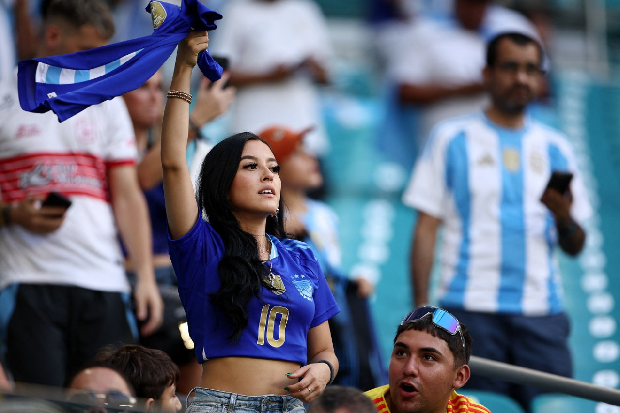 Argentina vs. Colombia; Copa América 2024. Foto: Reuters.