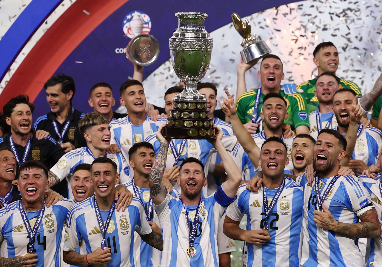 Argentina es campeona de la Copa América 2024. Foto: Reuters.