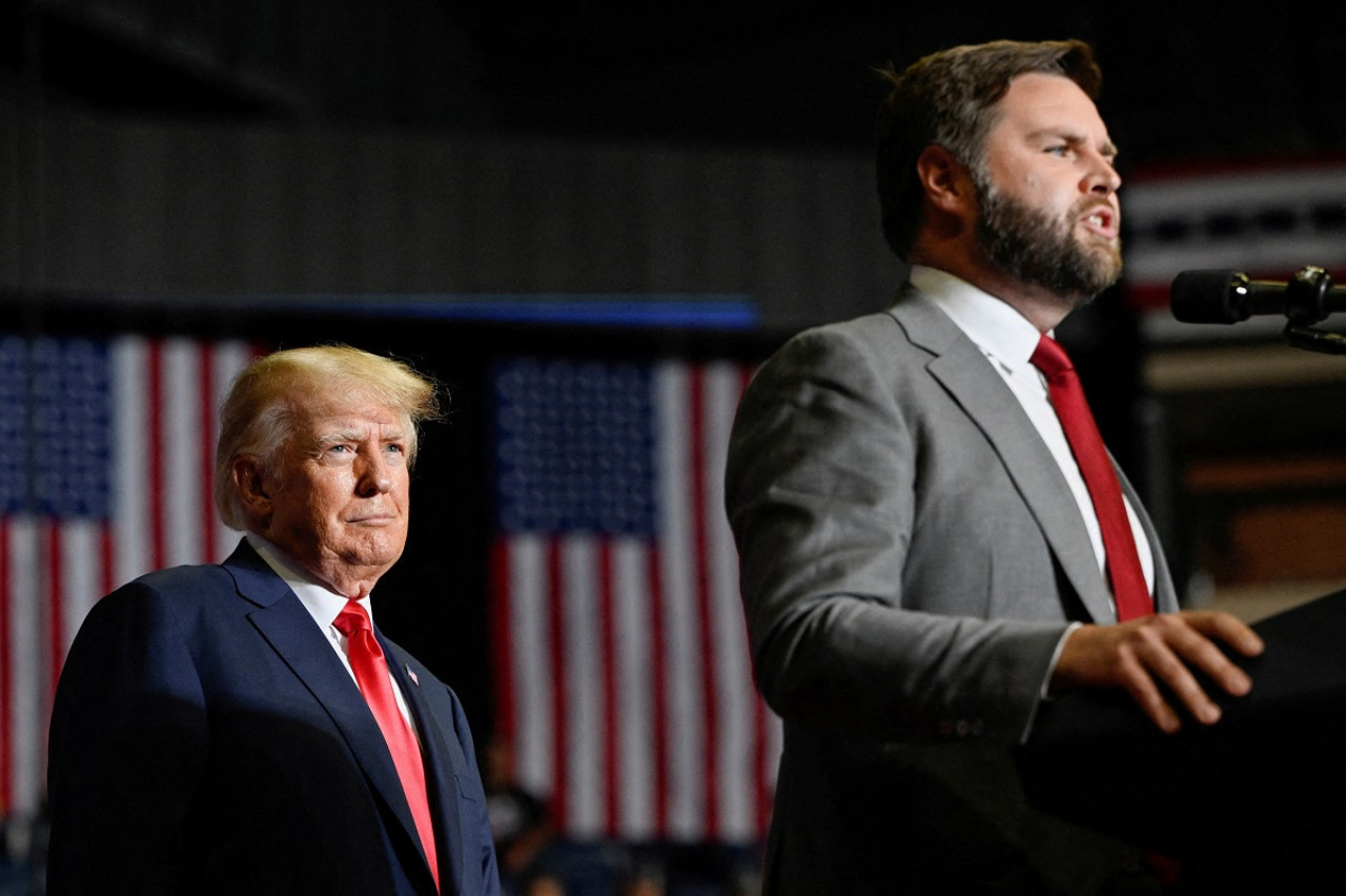 JD Vance, el elegido para ser vicepresidente de Donald Trump. Foto: Reuters