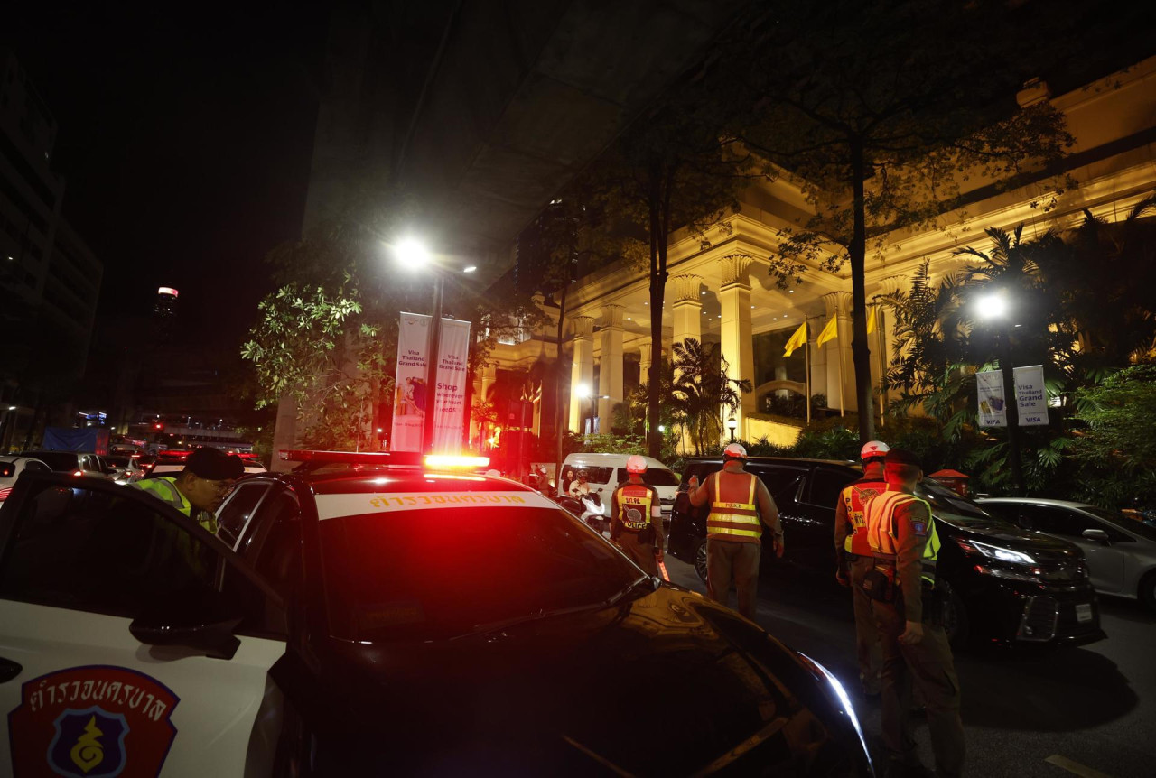 Seis personas fueron encontradas muertas en el hotel Grand Hyatt Erawan en Bangkok, Tailandia. Foto: EFE.