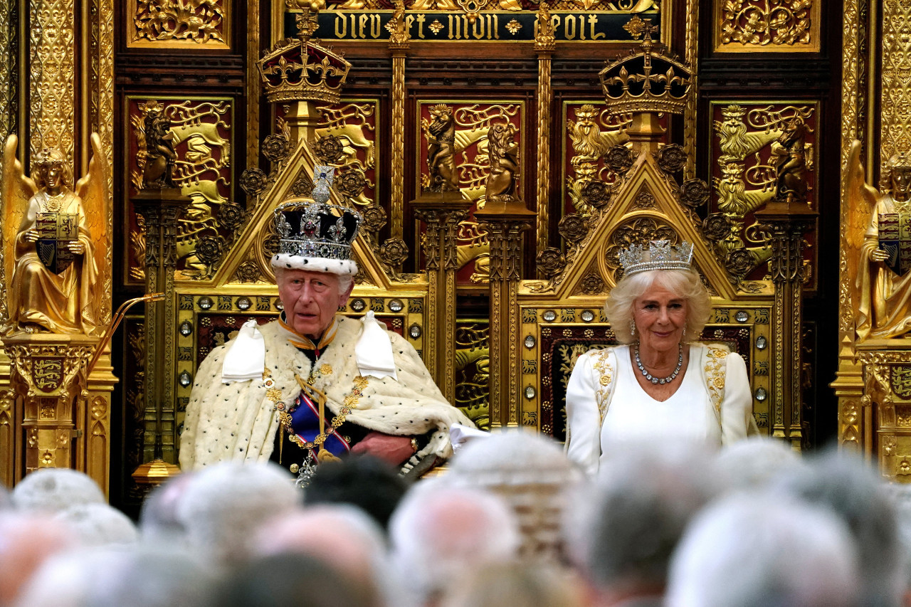 Rey Carlos III y Camila. Foto: Reuters.