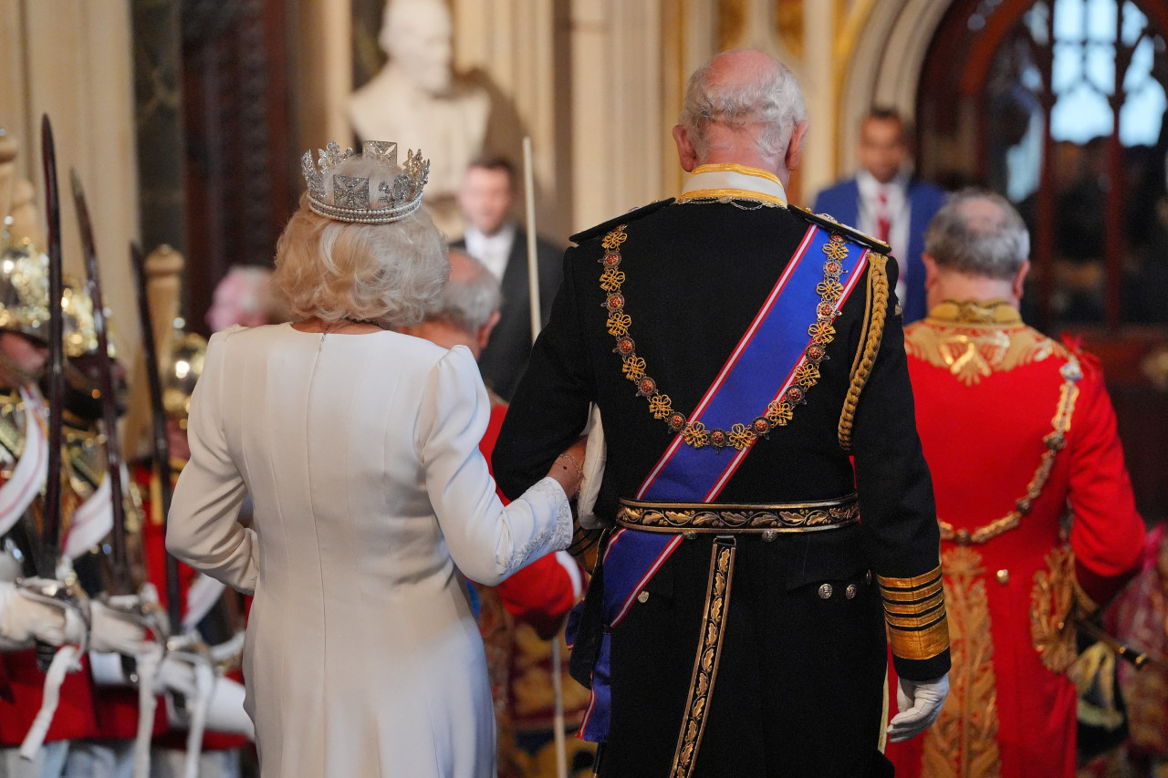 Rey Carlos III y Camila. Foto: Reuters.