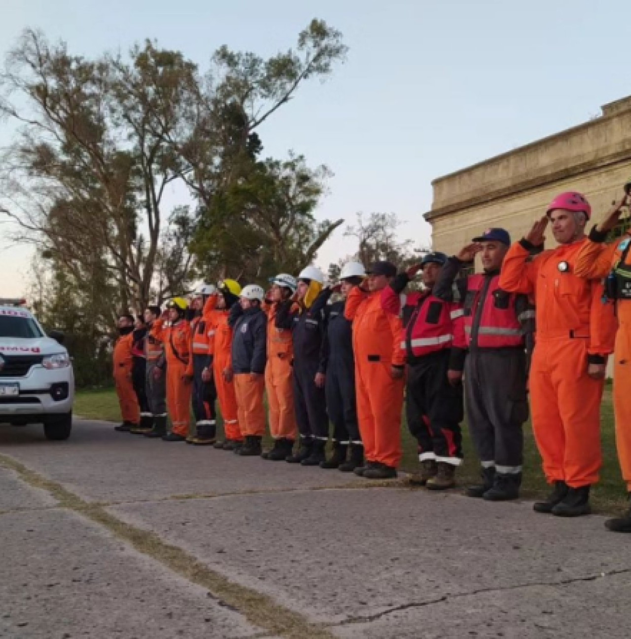 Murió Nerón, un perro de Bomberos Voluntarios, que encontró rastros de Loan en Corrientes. Foto: MDZ