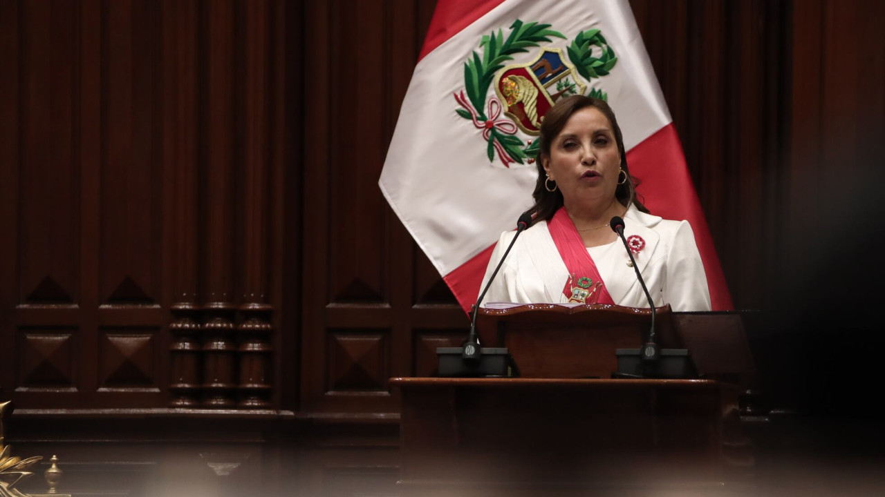 Dina Boluarte, Perú. Foto: EFE