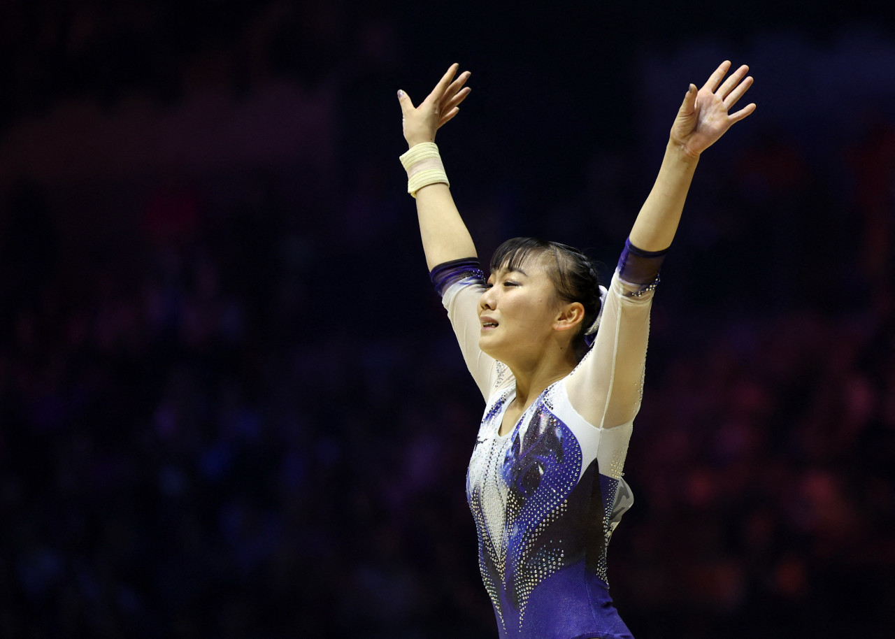 Shoko Miyata, la gimnasta japonesa expulsada de los Juegos Olímpicos. Foto: Reuters.