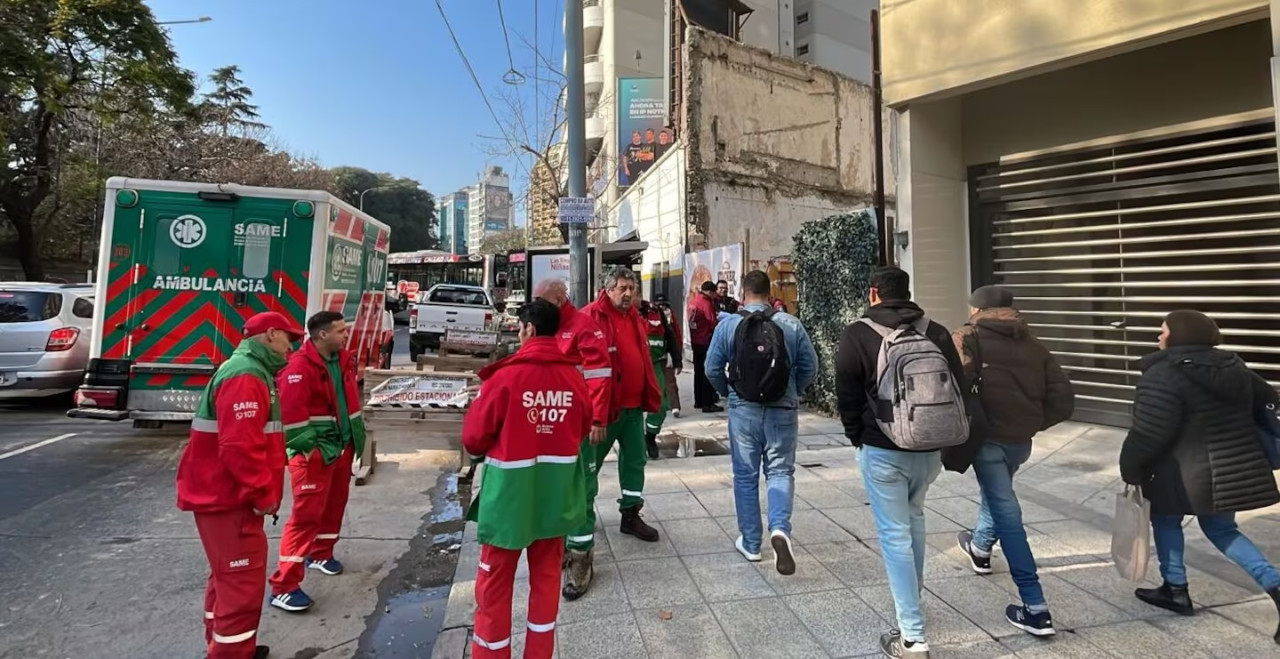 Hombre le dispara a sus vecinos desde el balcón en Palermo. Fuente: X