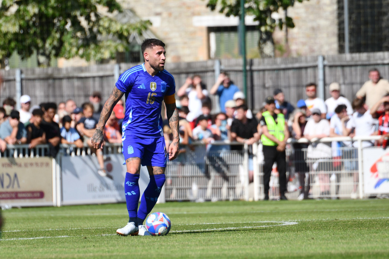 Nicolás Otamendi, Selección Argentina Sub 23. Foto: X @Argentina