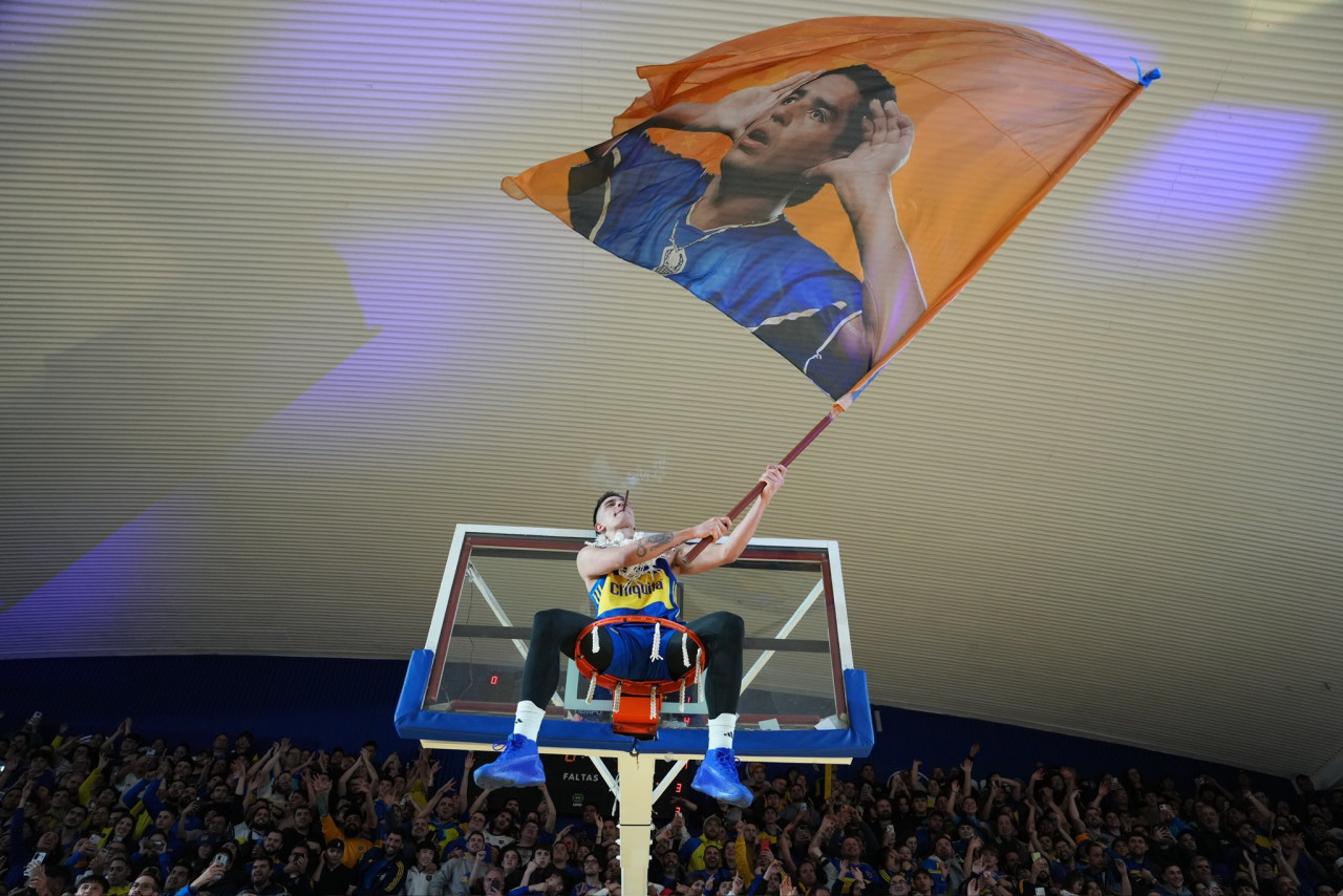 Boca campeón de la Liga Nacional de Básquet. Foto: @BasquetBocaJrs.