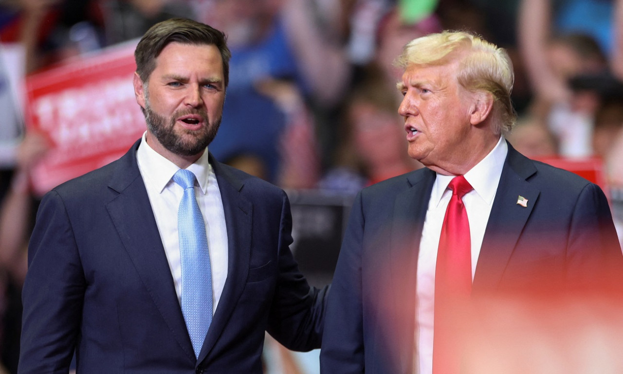 J. D. Vance y Donald Trump. Foto: Reuters