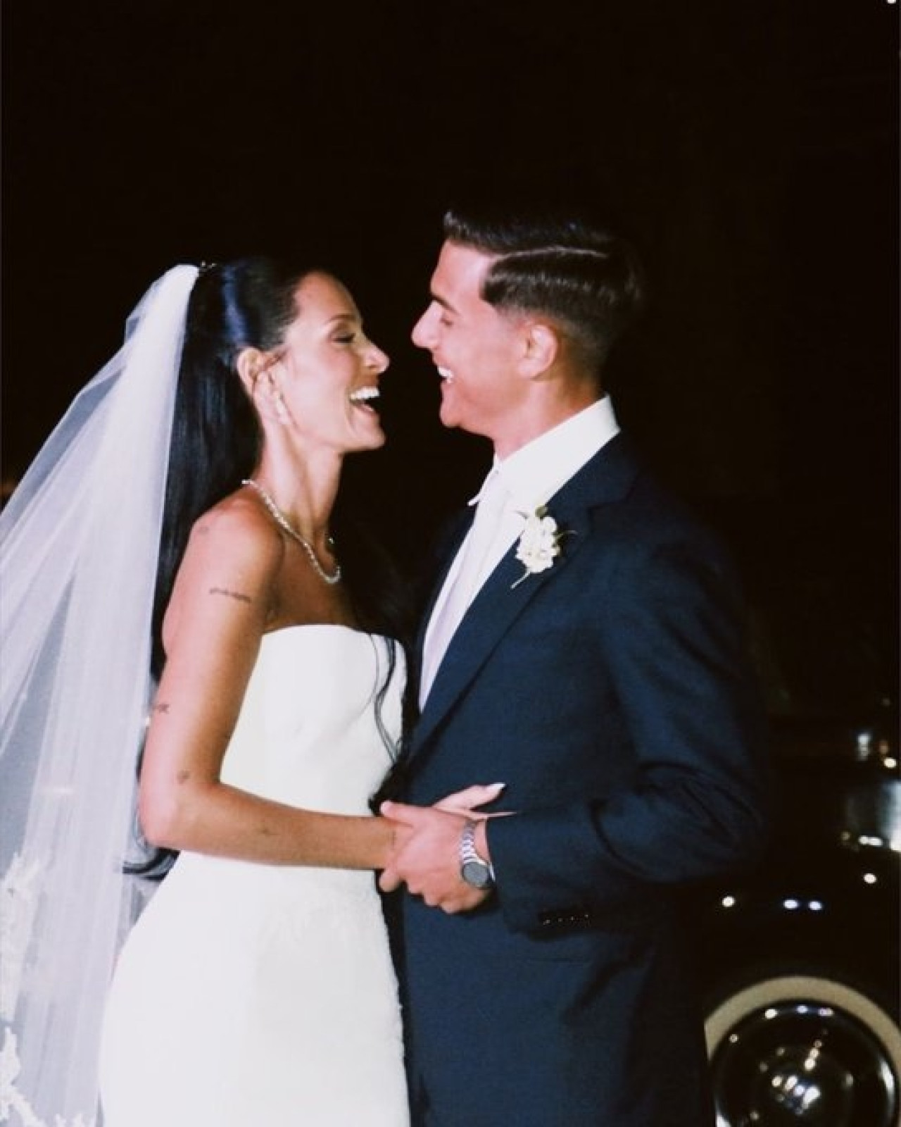 La boda de Oriana Sabatini y Paulo Dybala. Fuente:X