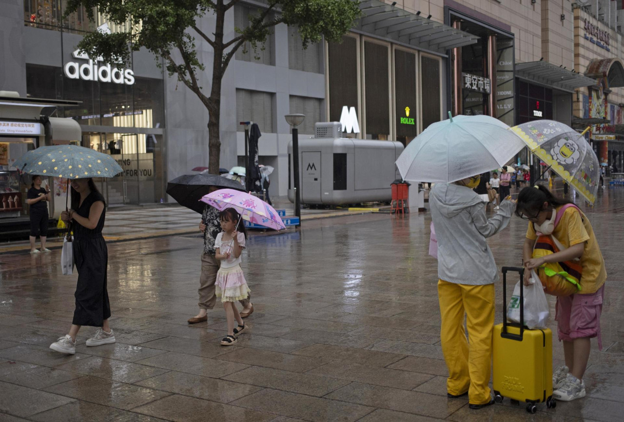 Inundaciones en China. Foto: EFE.