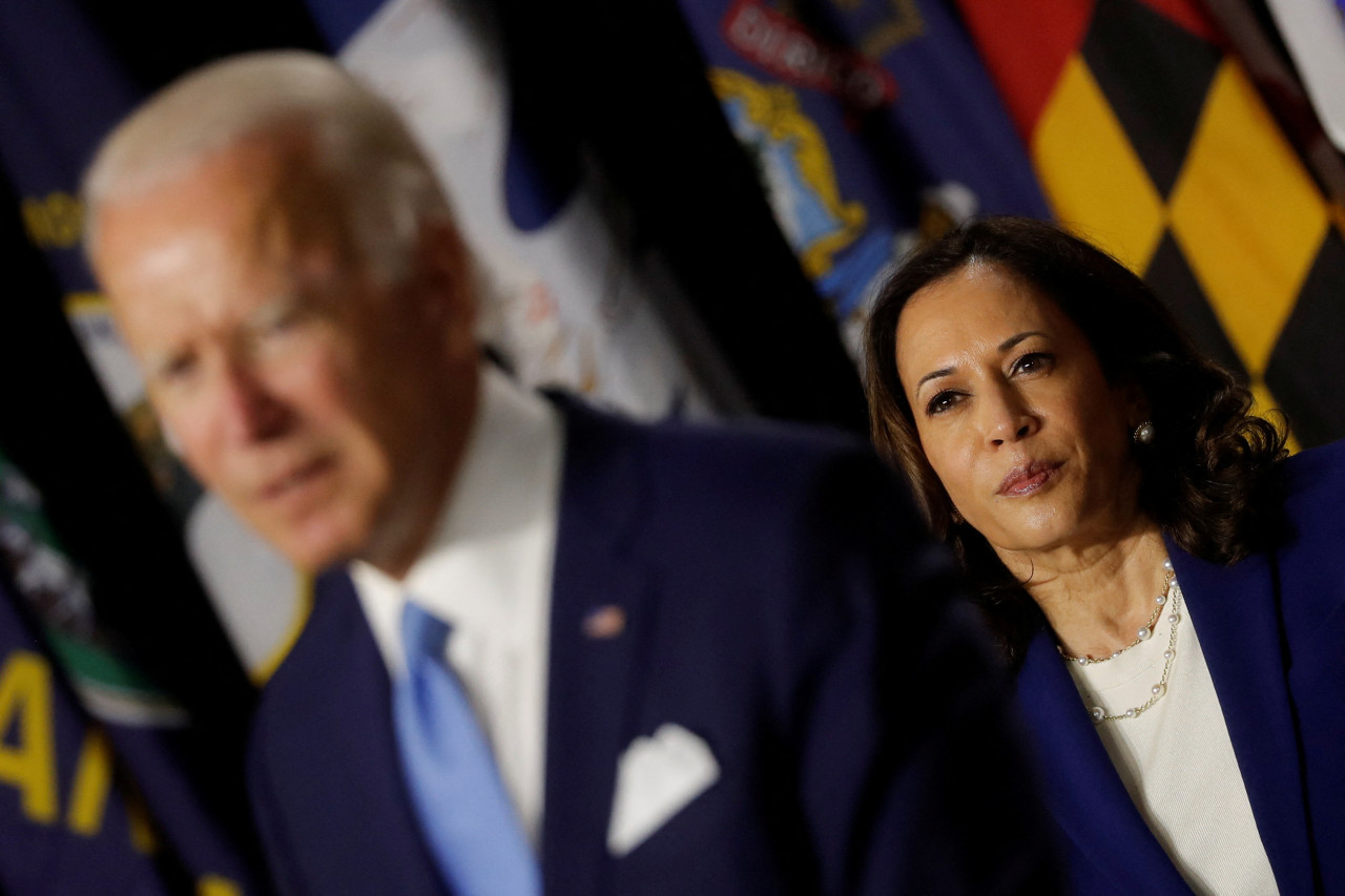 Kamala Harris es la vicepresidenta de Biden. Foto: Reuters.