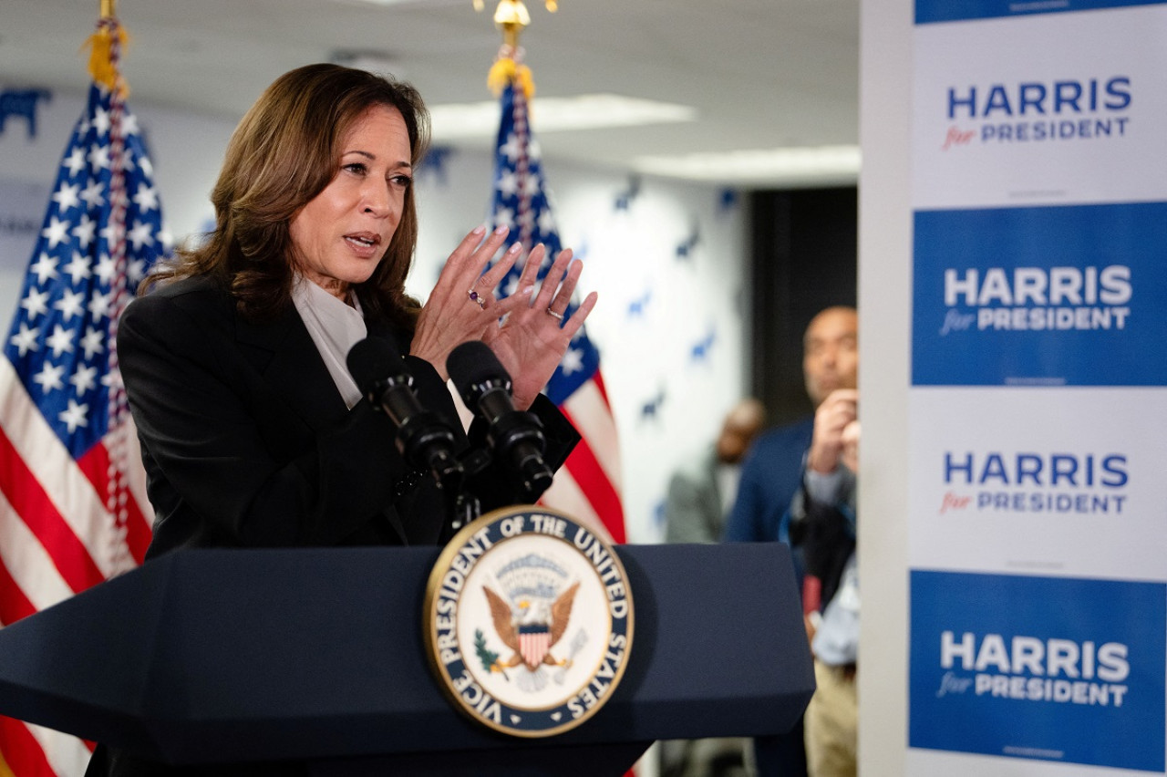 Kamala Harris, vicepresidente de Estados Unidos. Foto: Reuters.