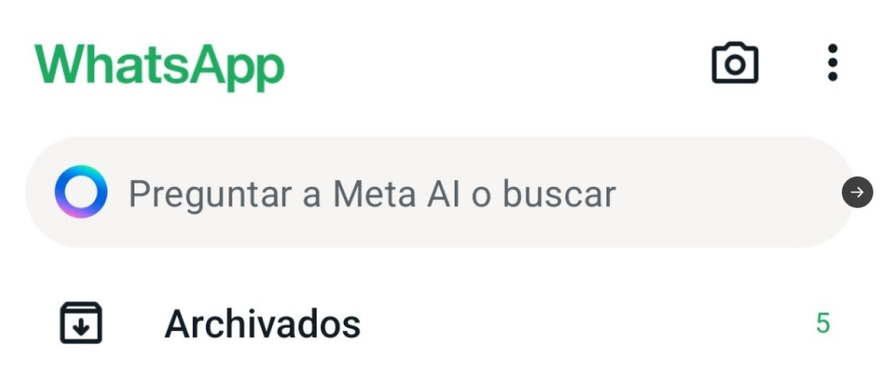 Cómo encontrar el chatbot de inteligencia artificial en WhatsApp. Foto: X.