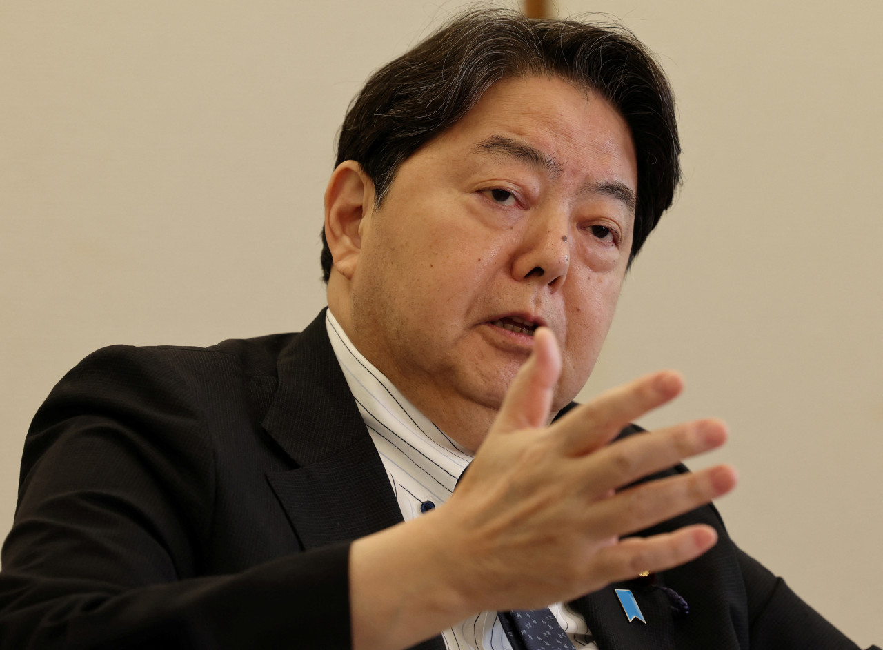 Yoshimasa Hayashi, portavoz del Gobierno de Japón. Foto: REUTERS.