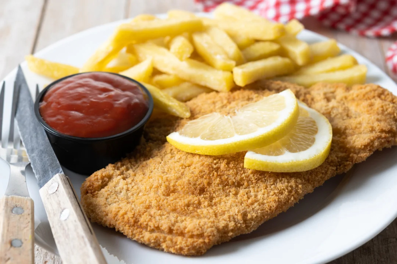 Milanesa, comida. Foto: NA