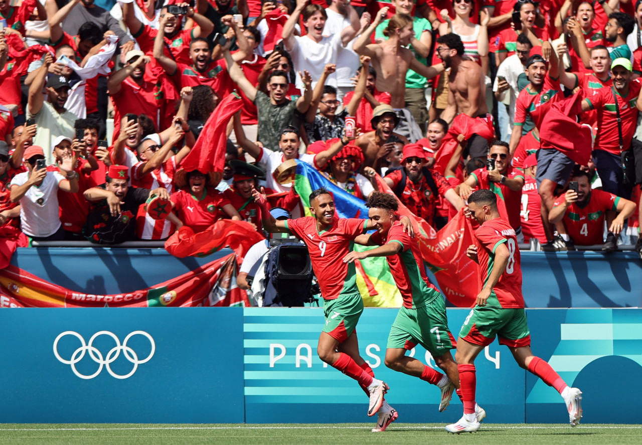 Argentina vs Marruecos; Juegos Olímpicos de París 2024. Foto. Reuters.